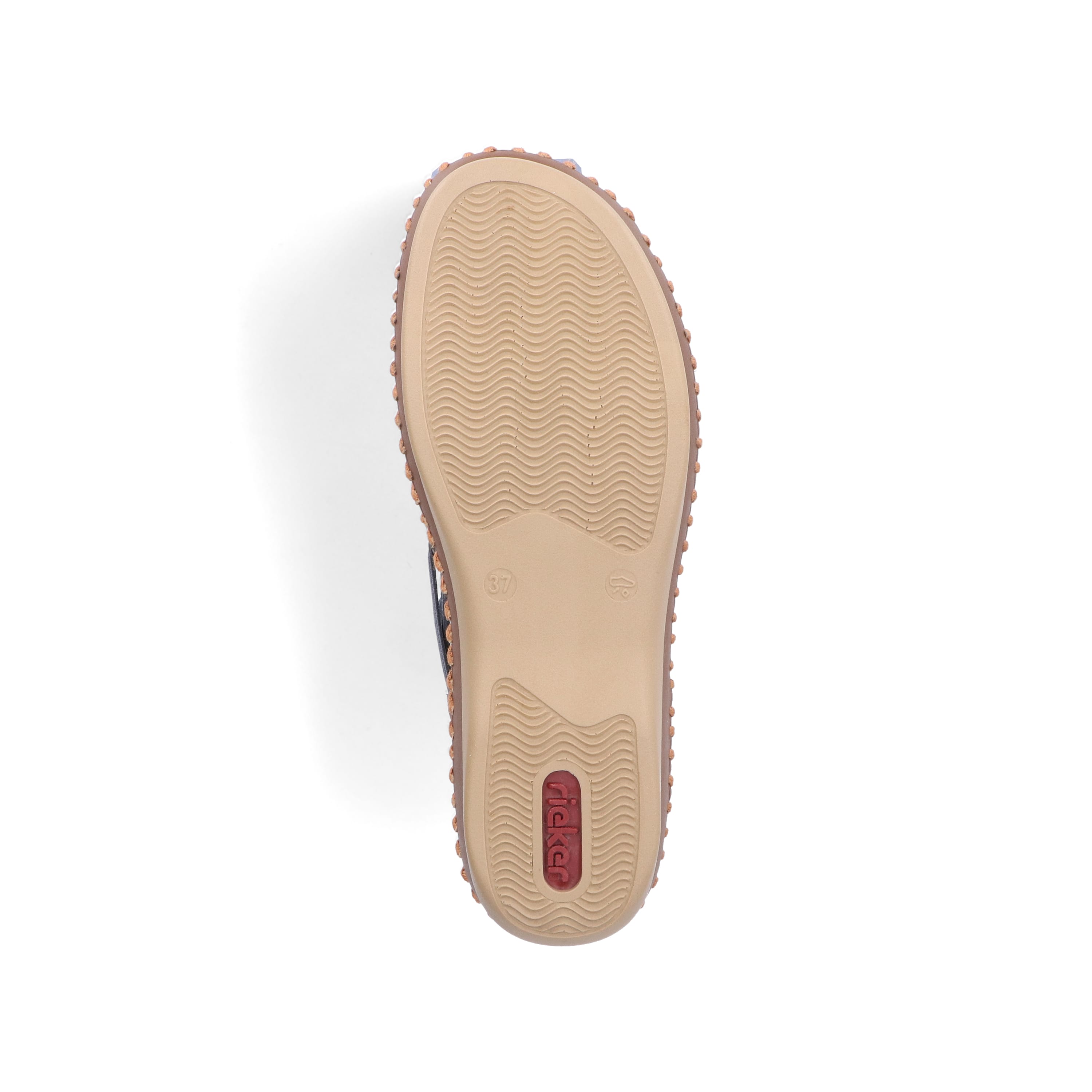 Rieker Damen Riemchensandalen blaugrau
