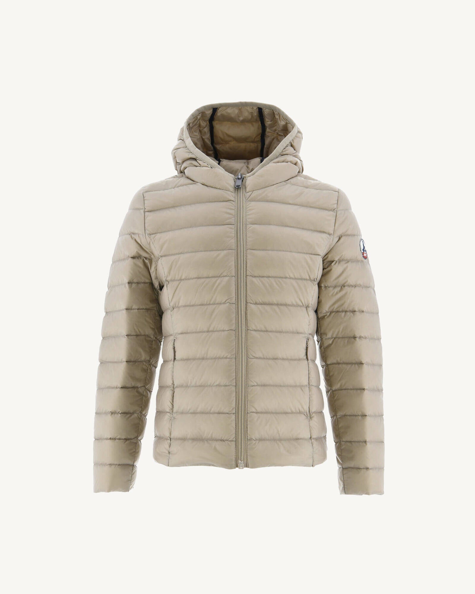 Doudoune légère à capuche enfant Beige Carla