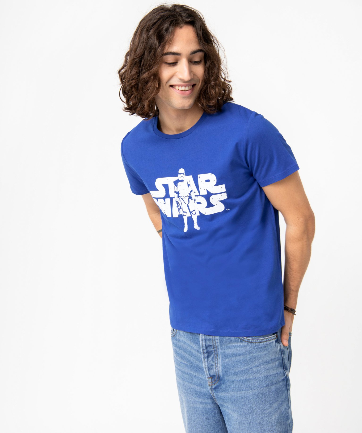 Tee-shirt homme imprimé - Star Wars bleu | GEMO