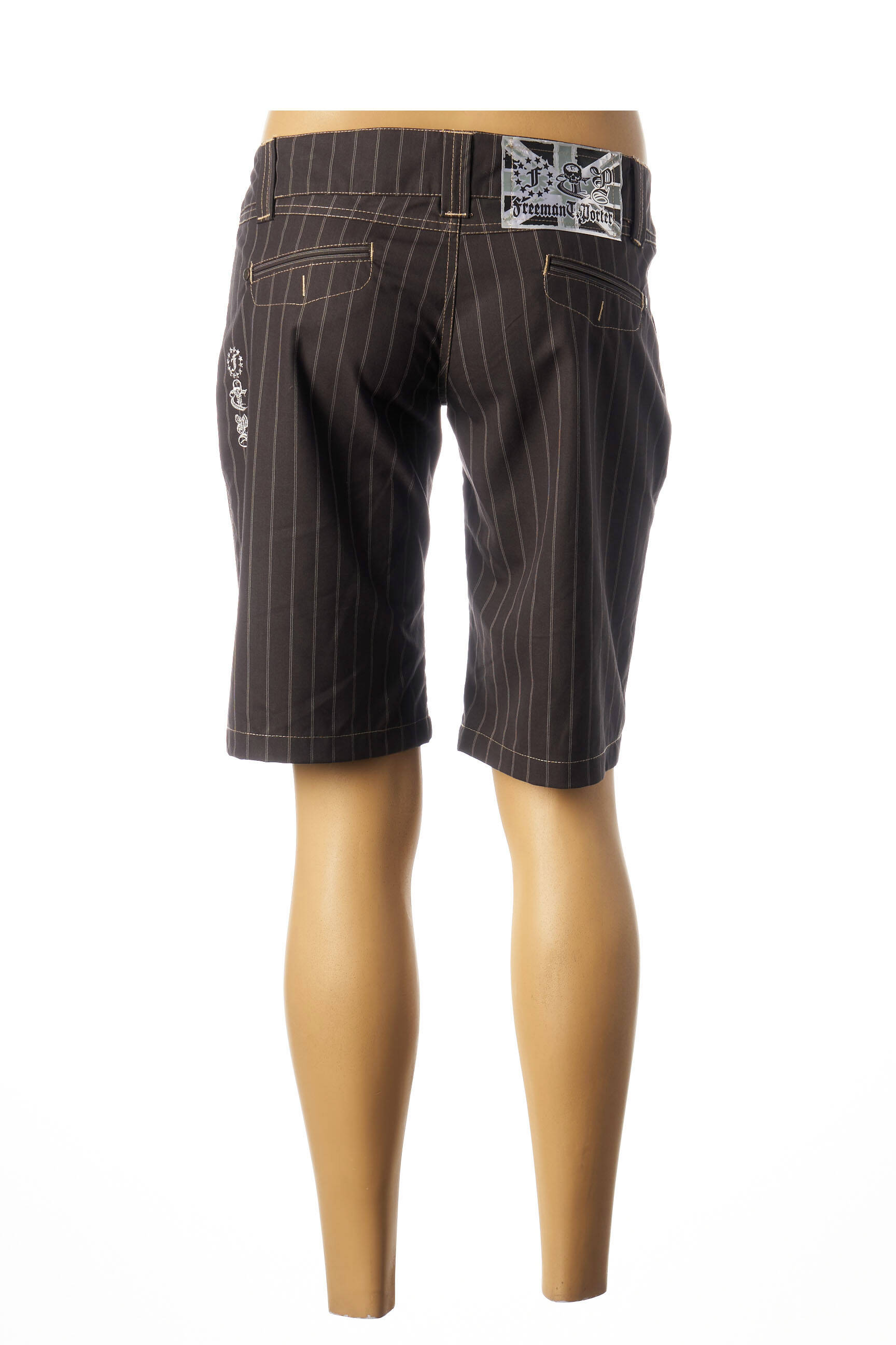 Freeman T Porter Bermudas Femme couleur gris