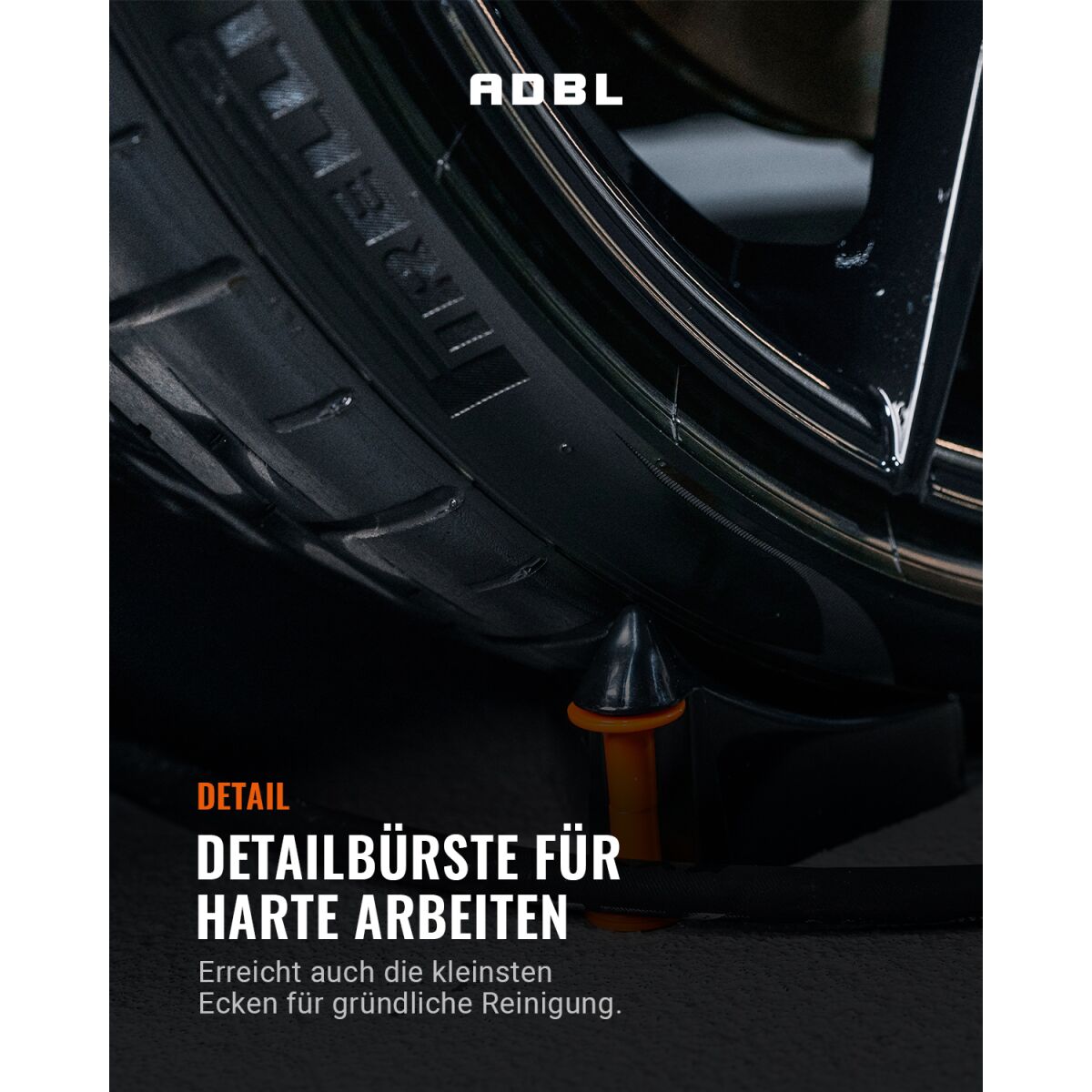 ADBL Little Rascal Black Nylonbürste