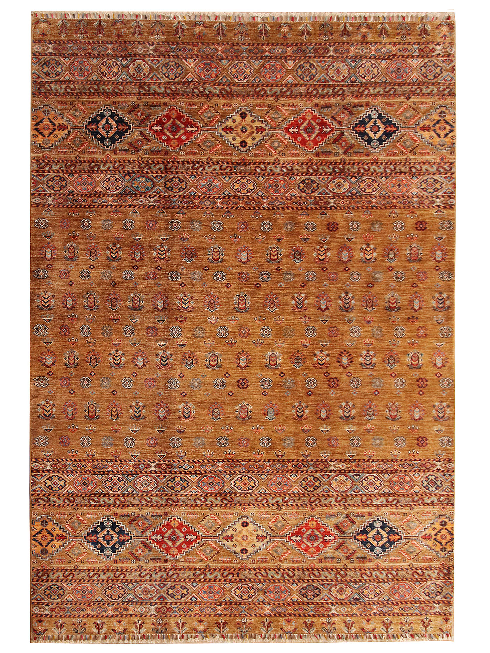 Chobi Schal ca. 201 x 296 cm, Unikat / Einzelstück
