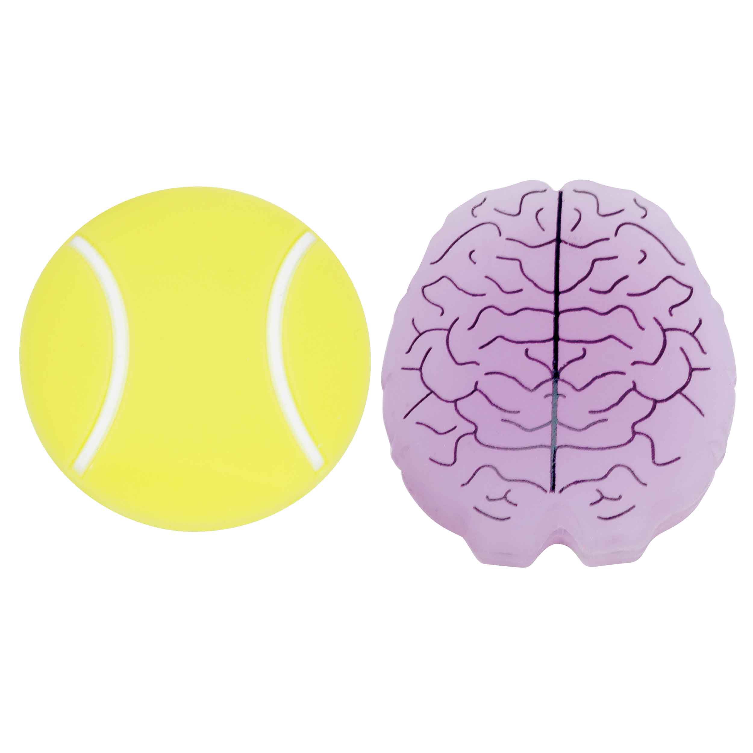 String Things Tennisball, Brain Dämpfer Im Doppelpack - Mehrfarbig