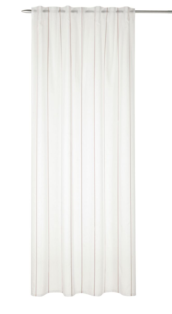 Indes Fuggerhaus Schal verdeckte Schlaufen Agatha Taupe 245 x 135 cm