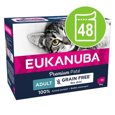 Sparpaket Eukanuba Getreidefrei Adult 48 x 85 g