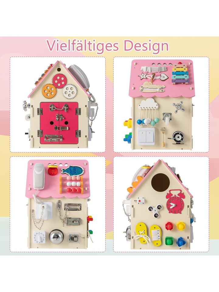 COSTWAY Werkzeugbank in Rosa günstig kaufen 33 x 33 cm