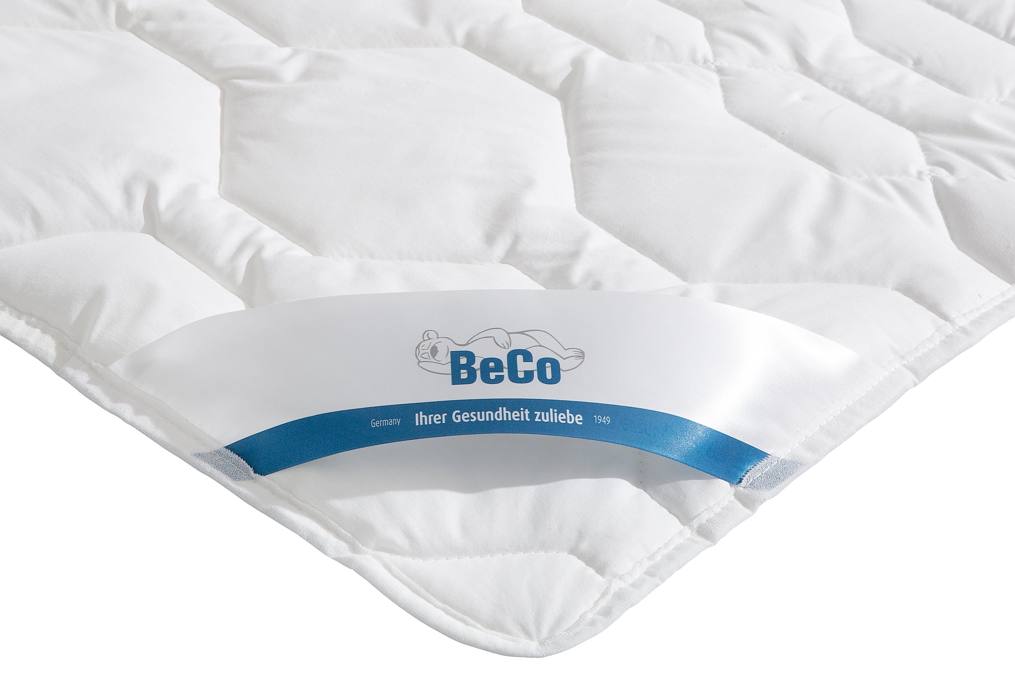 Microfaserbettdecke, Lokken, Beco, Füllung: Polyester, Bezug: Microfaser-Feinbatist uni, samtweich, Bettdecke in 135x200, 155x220, 200x200 cm, für den Sommer geeignet