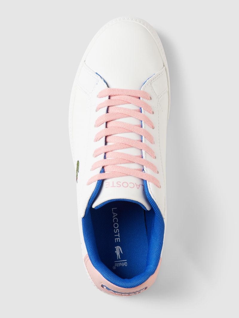 Sneaker mit Logo-Stickerei in weiß