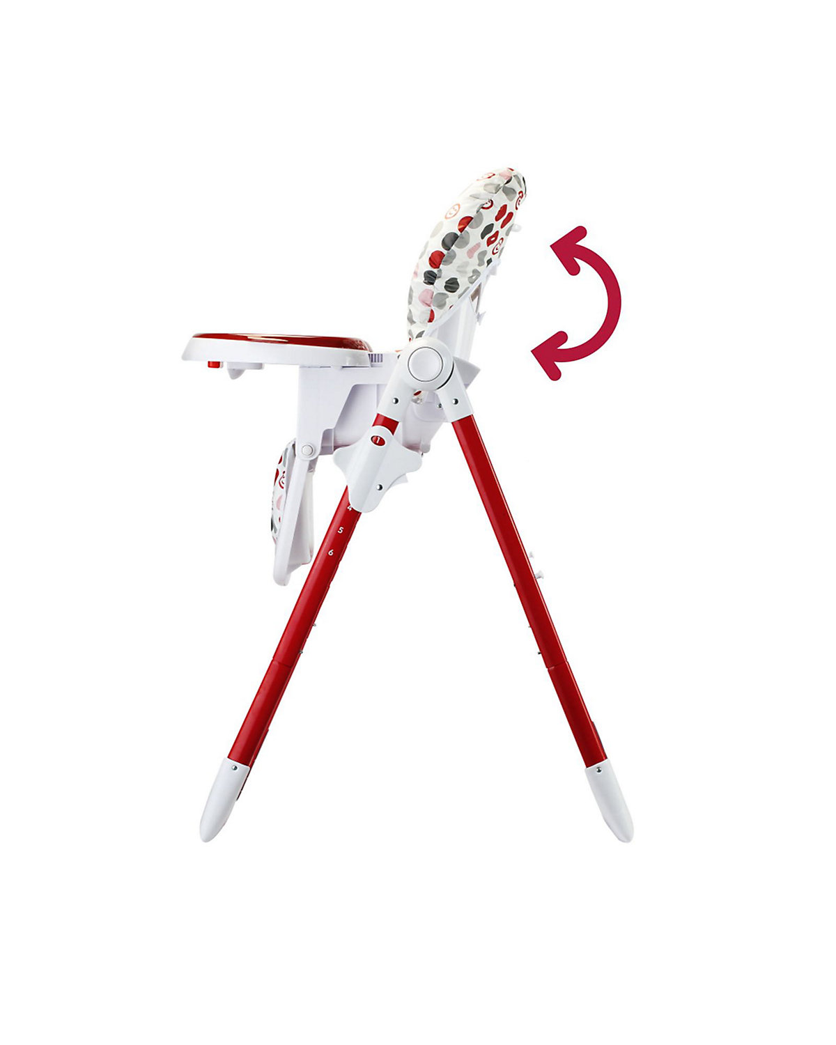 Design Kinderhochstuhl aus Kunststoff Tippy
