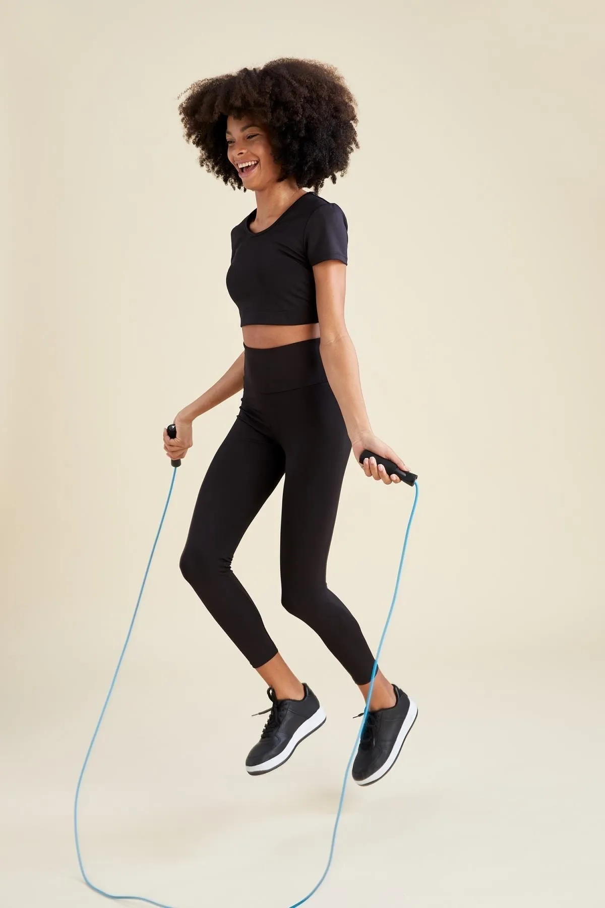 DeFacto  Passform: Standard-Fit-Sportstrumpfhose mit hoher Taille