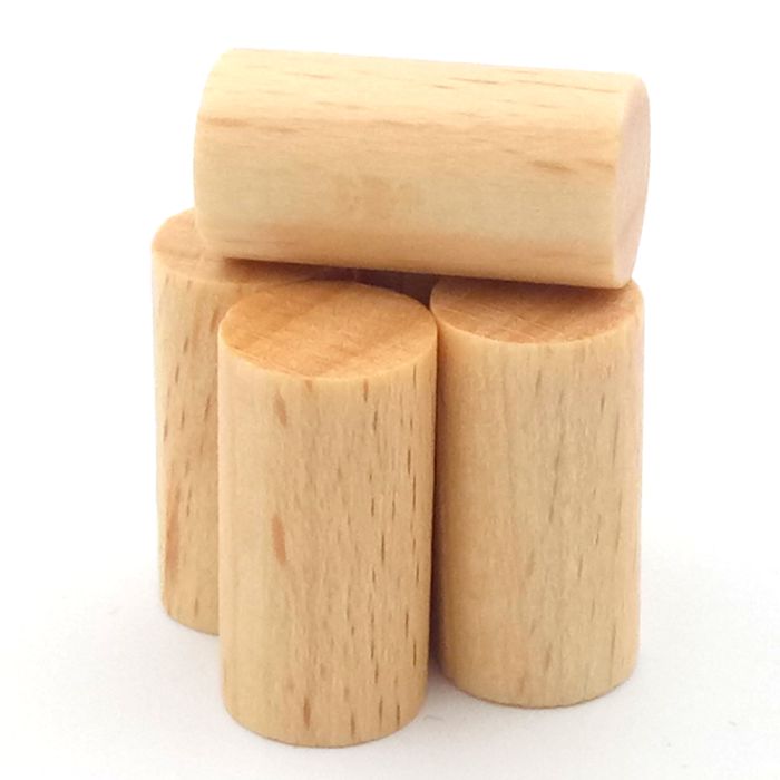 Zylinder 10x20 mm Natur