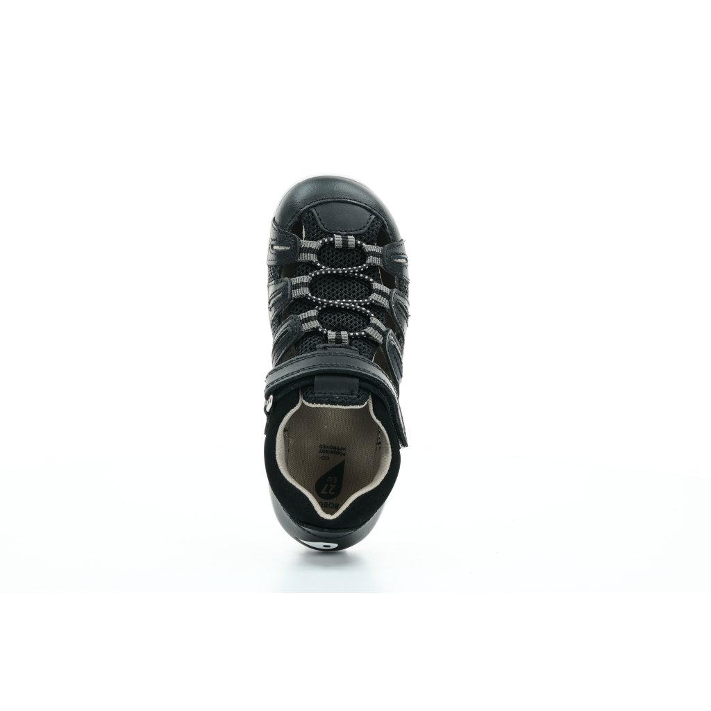 Bobux Summit Black   Charcoal Sandalen