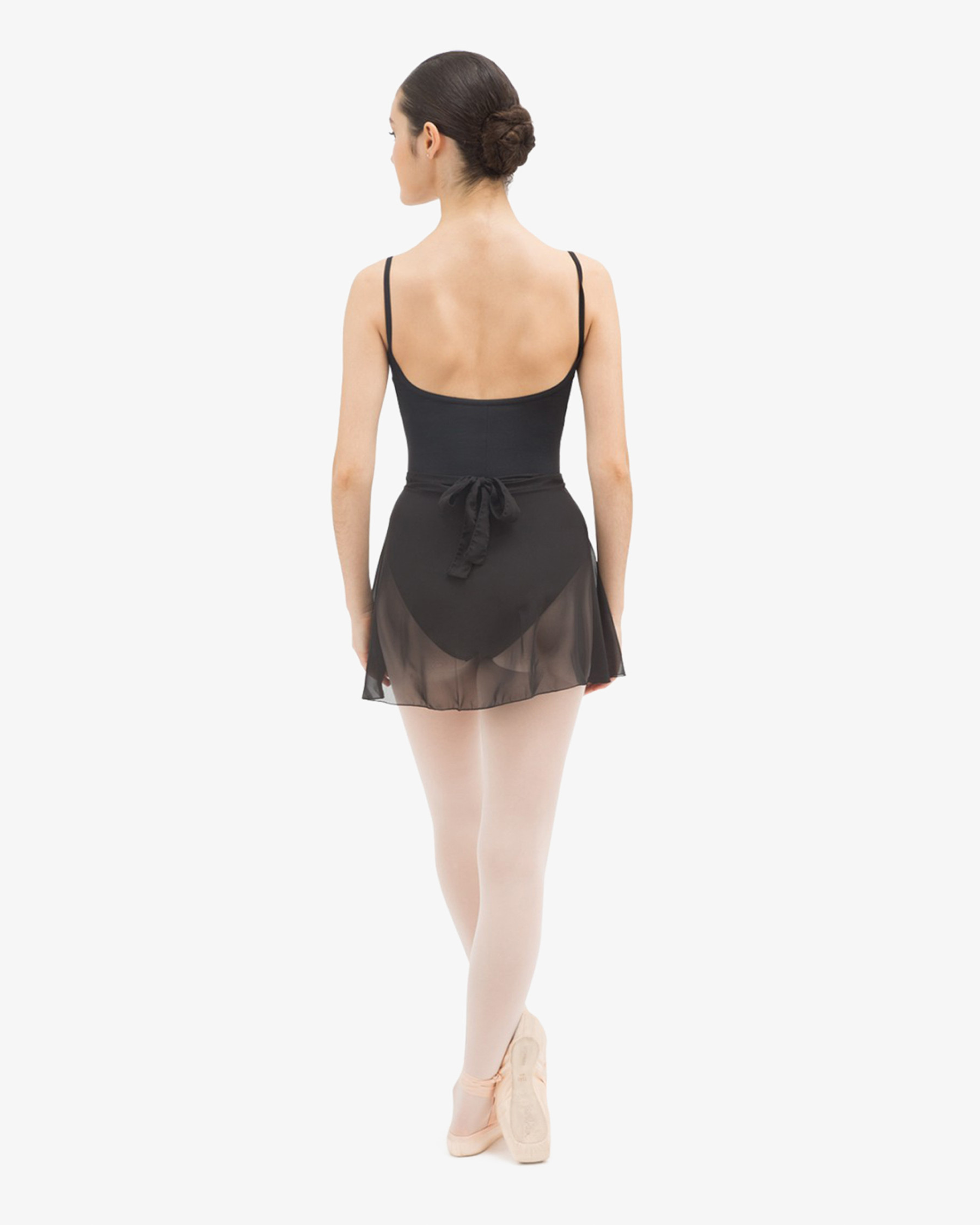 Short chiffon skirt