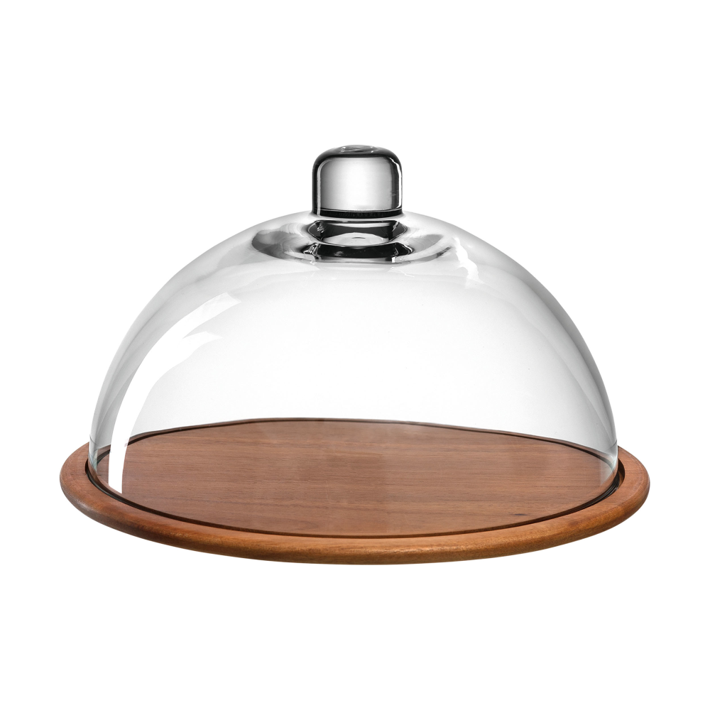Holzkäseplatte Cucina klar/braun