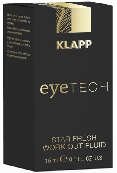 KLAPP Skin Care Science Eyetech Star Fresh Work Out Fluid Augenfluid