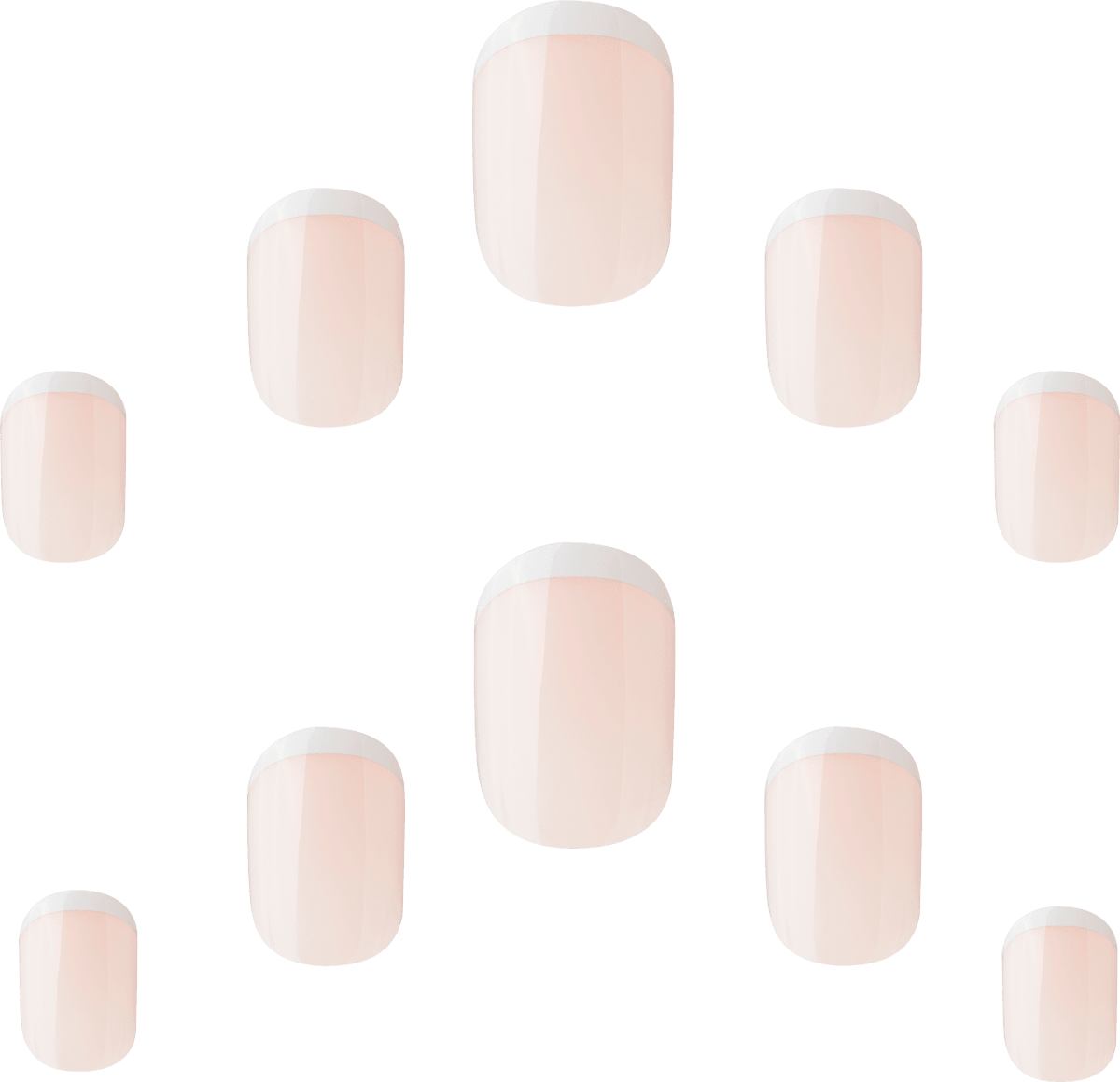 Künstliche Nägel Salon French 114, 24 St