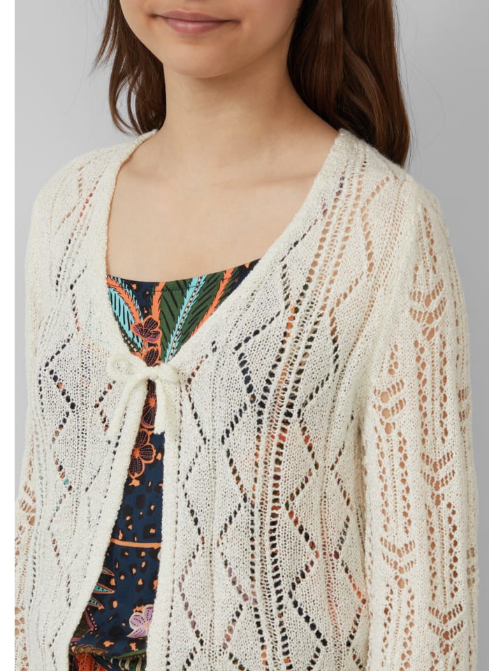 s.Oliver Strickjacke langarm in Creme günstig kaufen