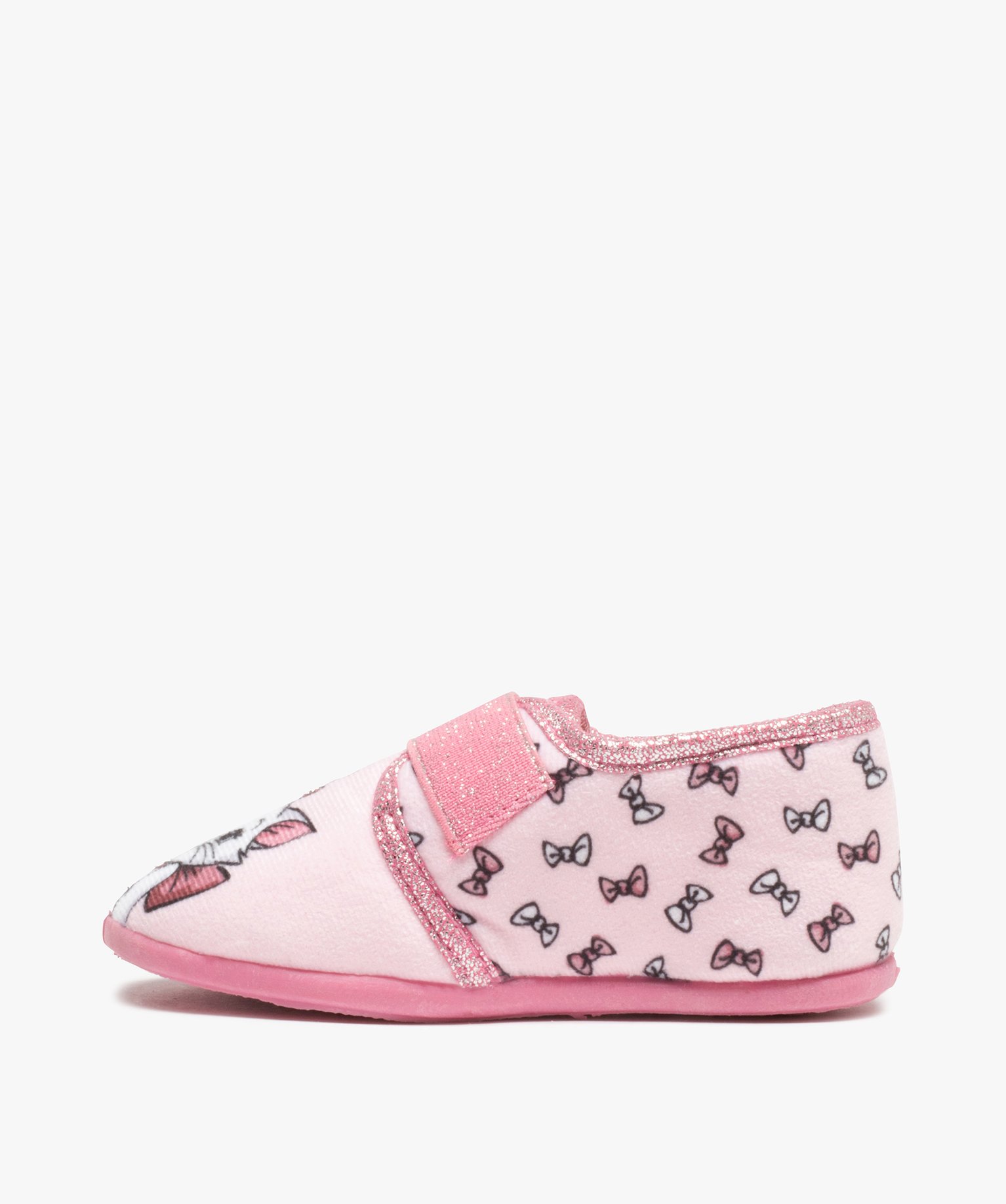 Chaussons en velours imprimés Aristochats fille – DS rose | GEMO