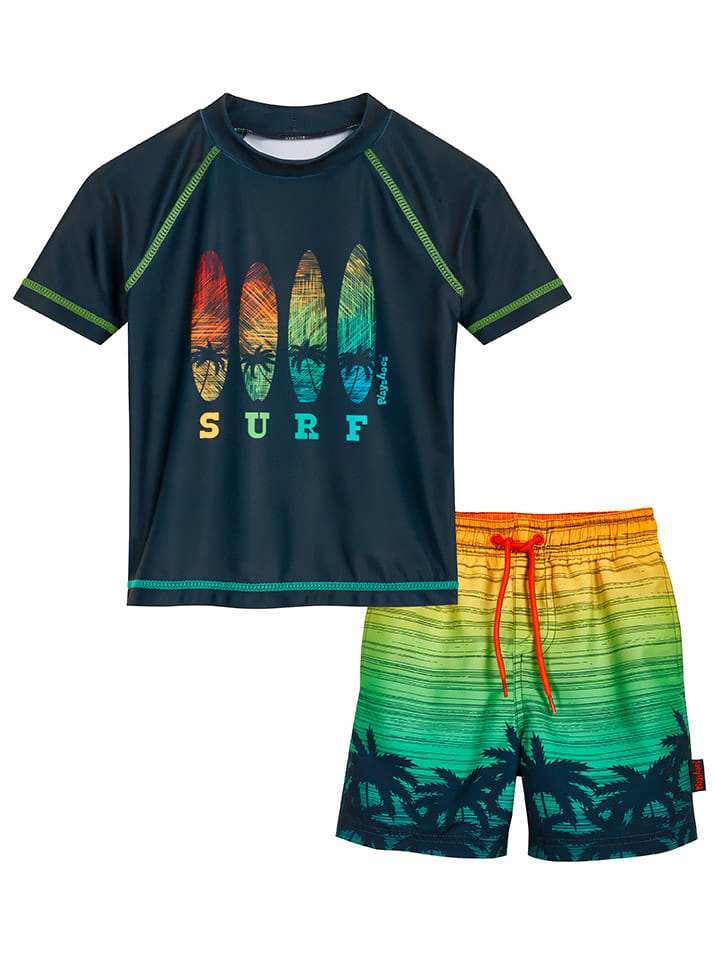 Playshoes 2tlg. Badeoutfit in Dunkelblau/ Bunt günstig kaufen