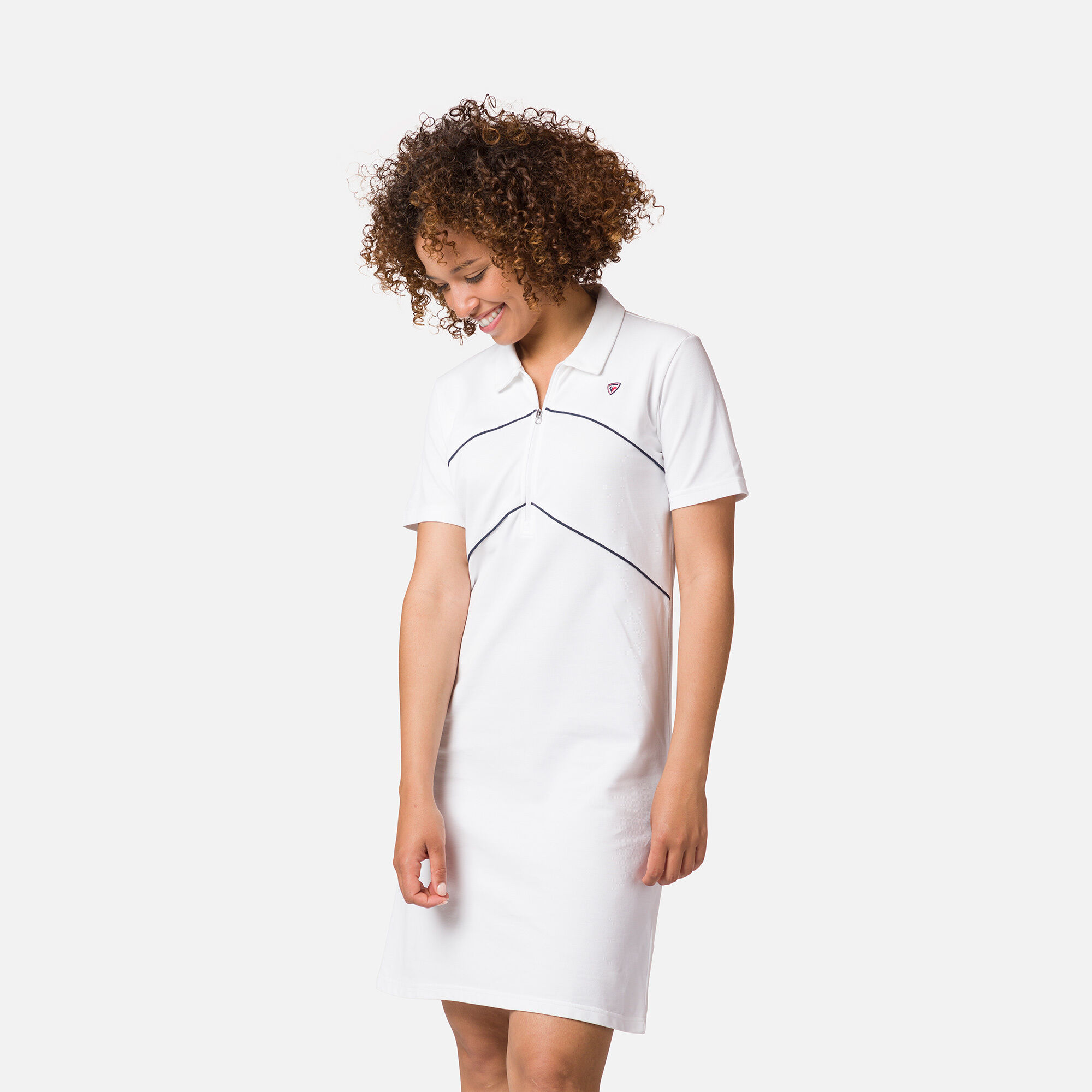 Robe polo femme en coupe ample