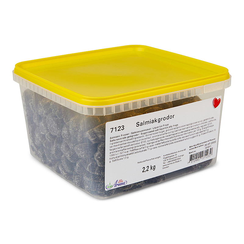 KnallGodt Frosker salmiakk 2,2 kg
