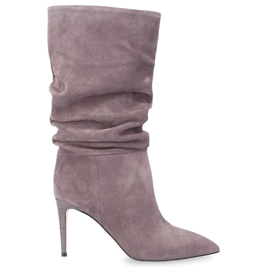 Paris Texas - Stiefel SLOUCHY 85 Veloursleder - grau