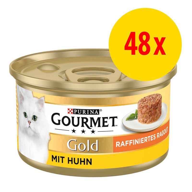 48 x 85 g Gourmet Gold Raffiniertes Ragout