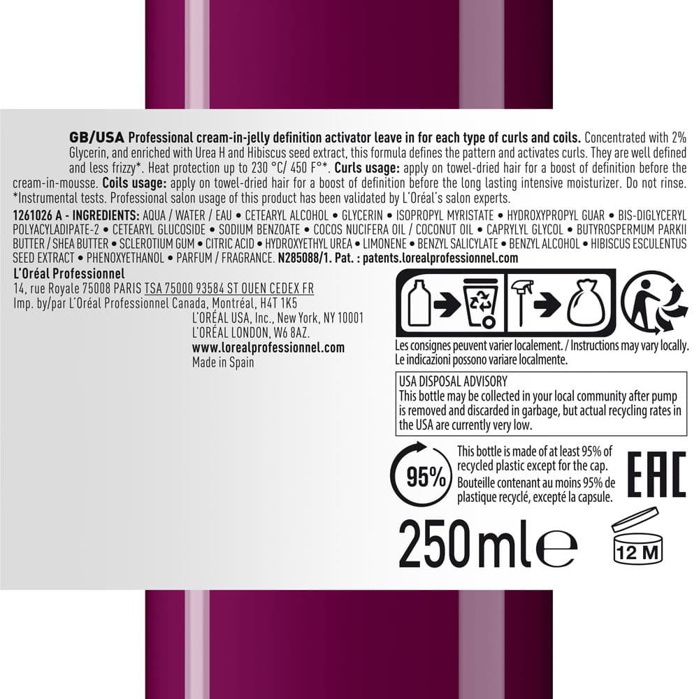 L&'Oréal Professionnel Serie Expert Curl Expression Definition Activator Leave-In