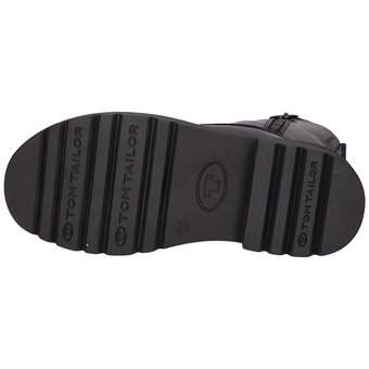 Tom Tailor Schnürstiefel in schwarz