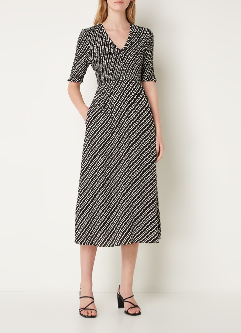 Rochie midi cu imprimeu zebră Whistles