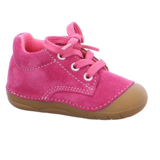 LURCHI Mädchen Halbschuhe rot Lauflernschuh
