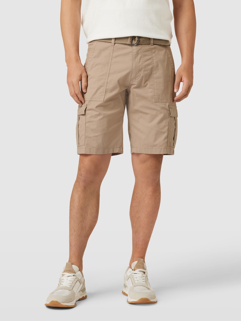 Cargoshorts inklusive Gürtel in beige
