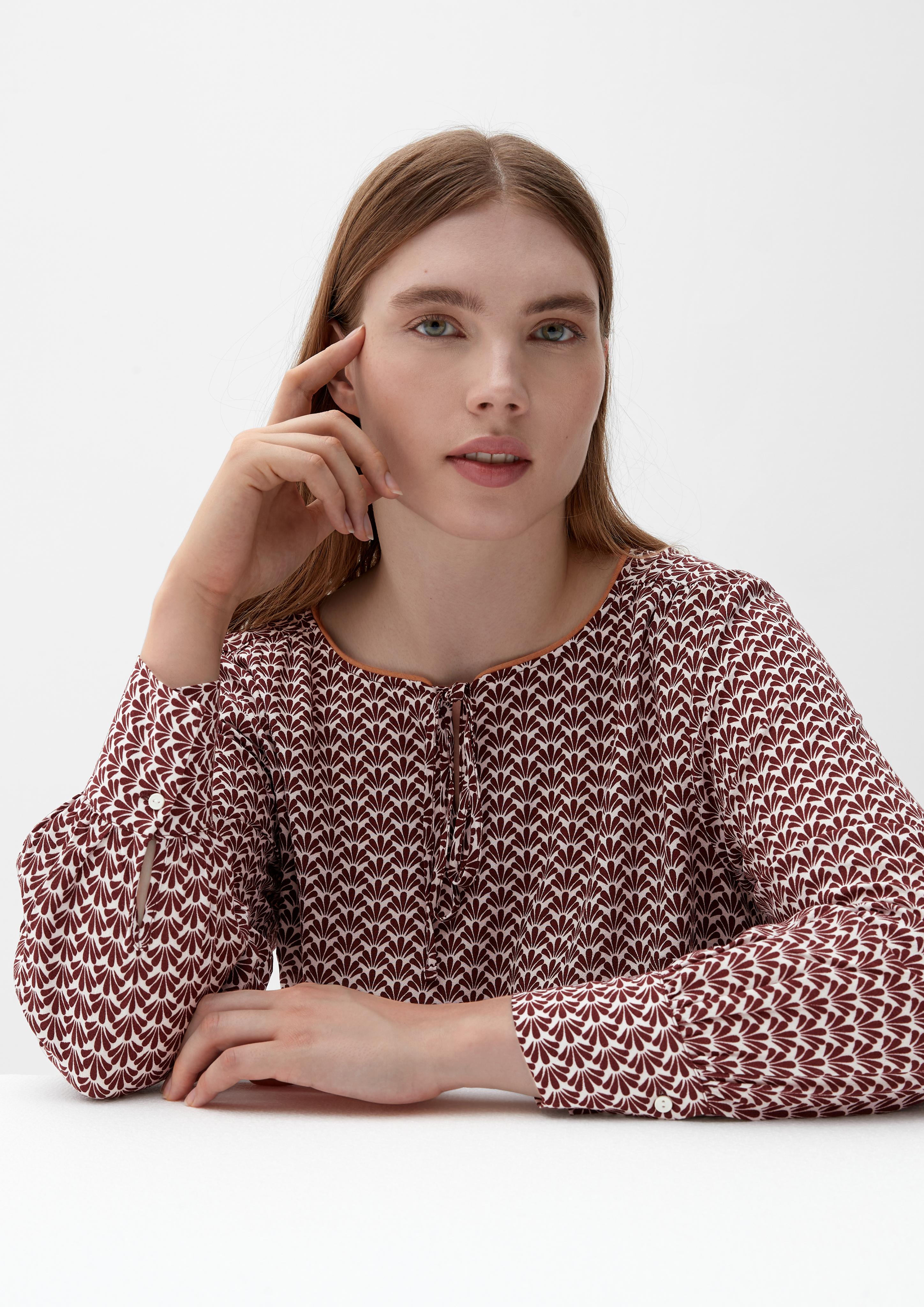 Bluse mit Allover-Muster  2121168-02A0