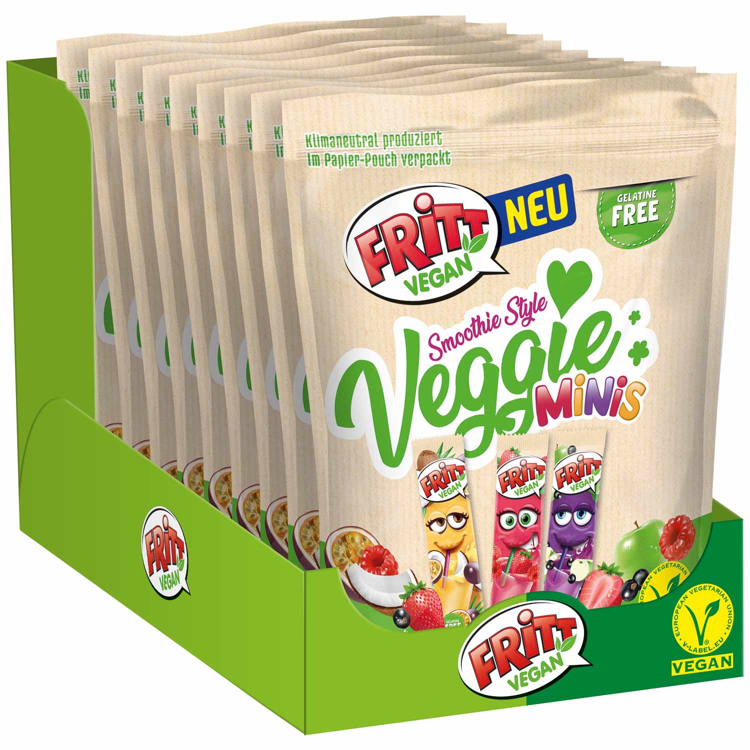 Fritt Vegan Smoothie Style Veggie Minis Mix 135g