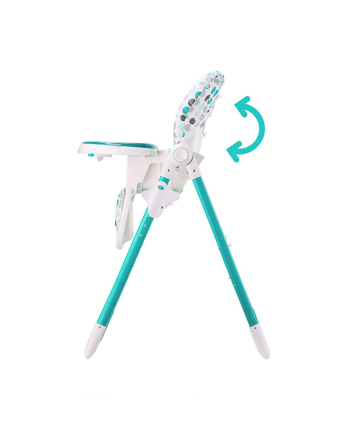 Design Kinderhochstuhl aus Kunststoff Tippy