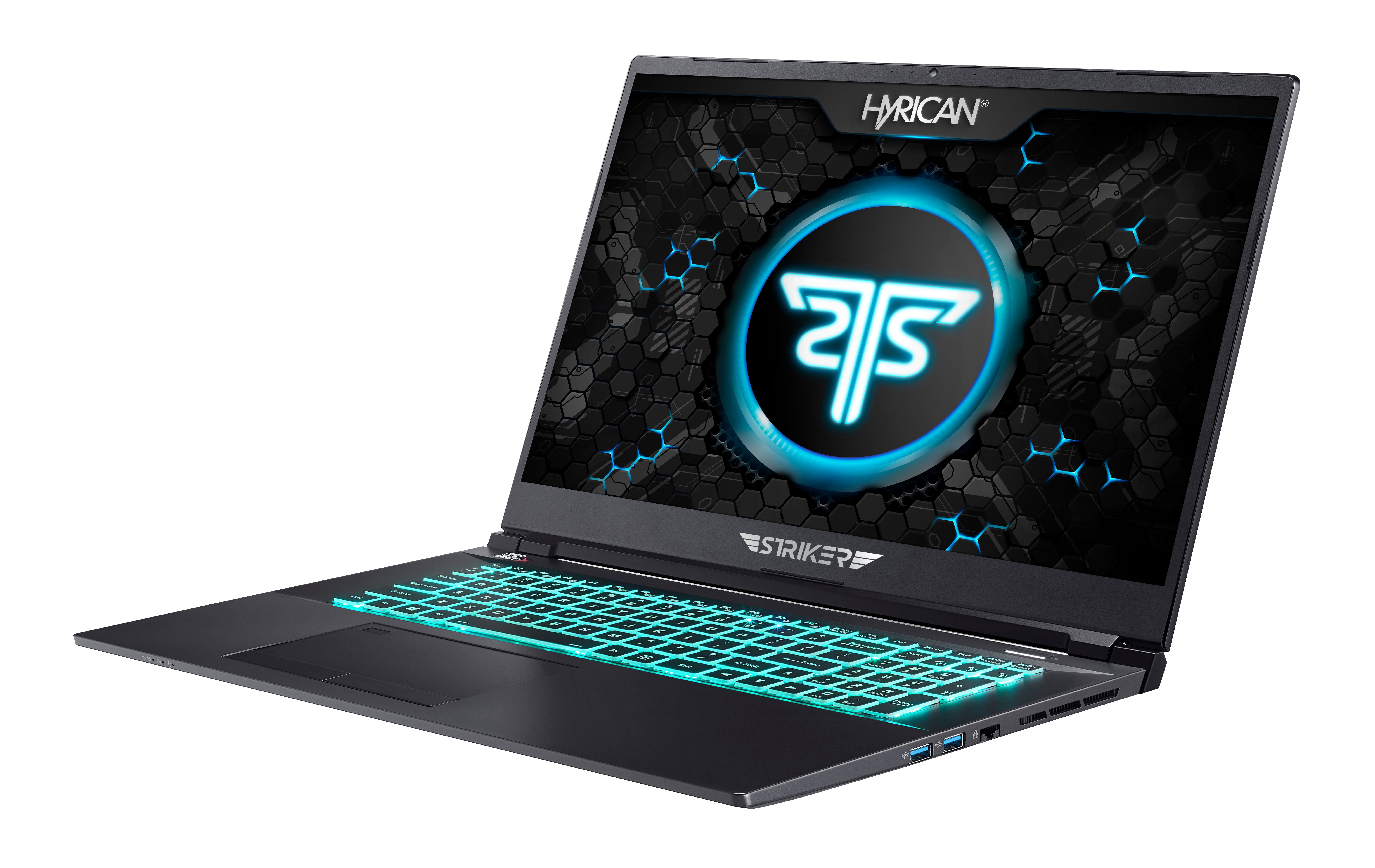 Hyrican Striker SET2341 Gaming-Notebook (39,62 cm/15,6 Zoll, Intel Core i7 11800H, GeForce RTX 3070, 1000 GB SSD, Windows 11, inkl. Gaming-Headset, Mauspad und Maus mit RGB-Beleuchtung)