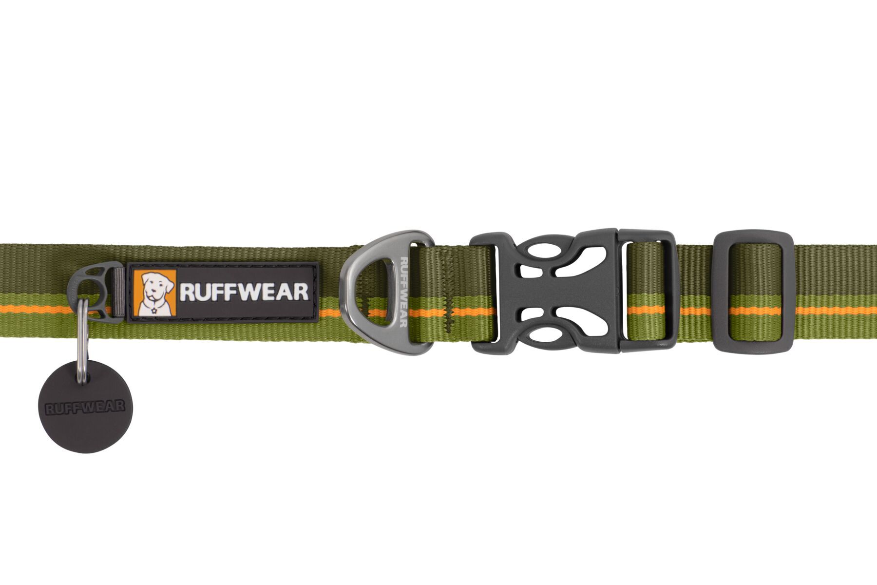 Ruffwear Hundehalsbänder Ruffwear Flat Out™ Halsband grün L