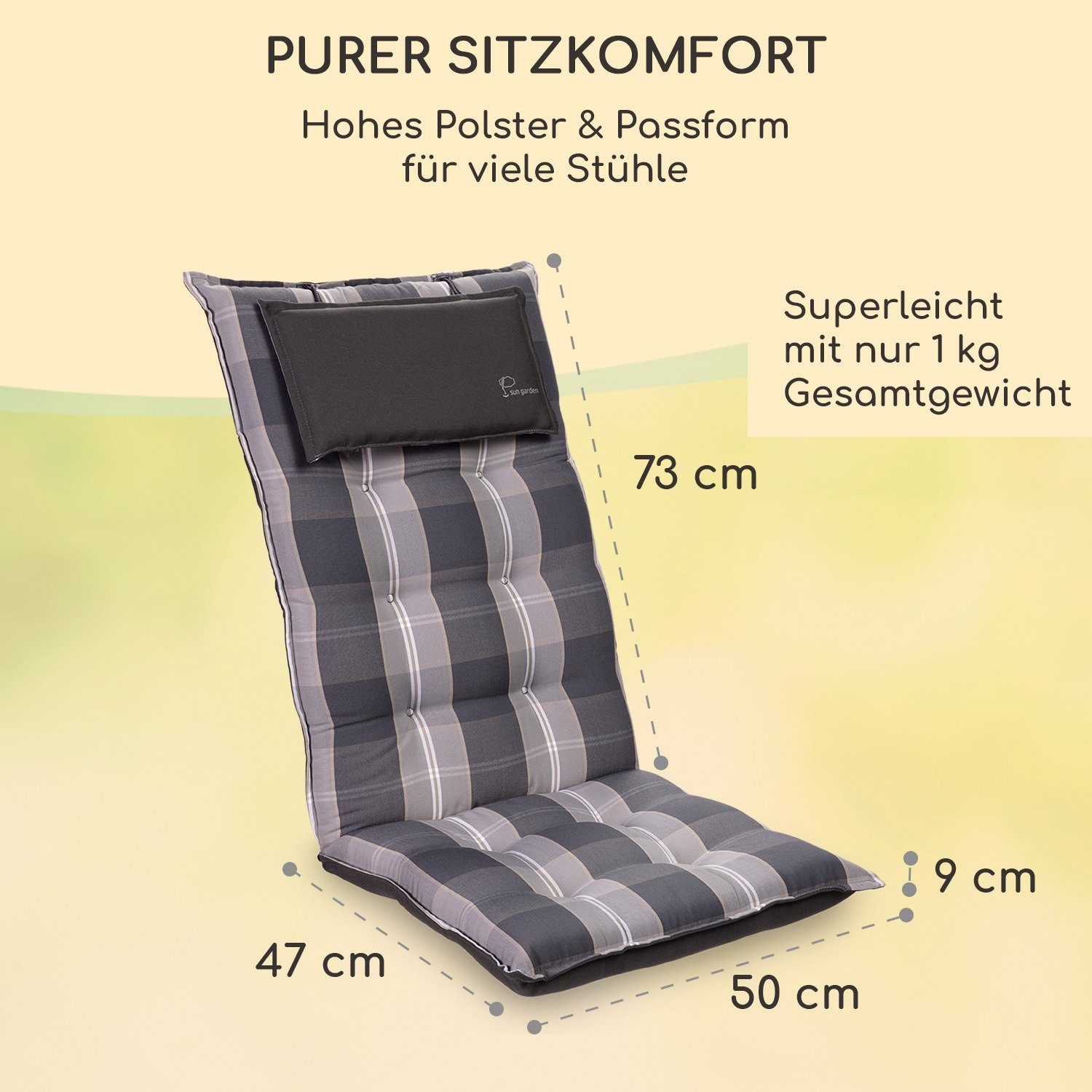blumfeldt Polsterauflage Sylt