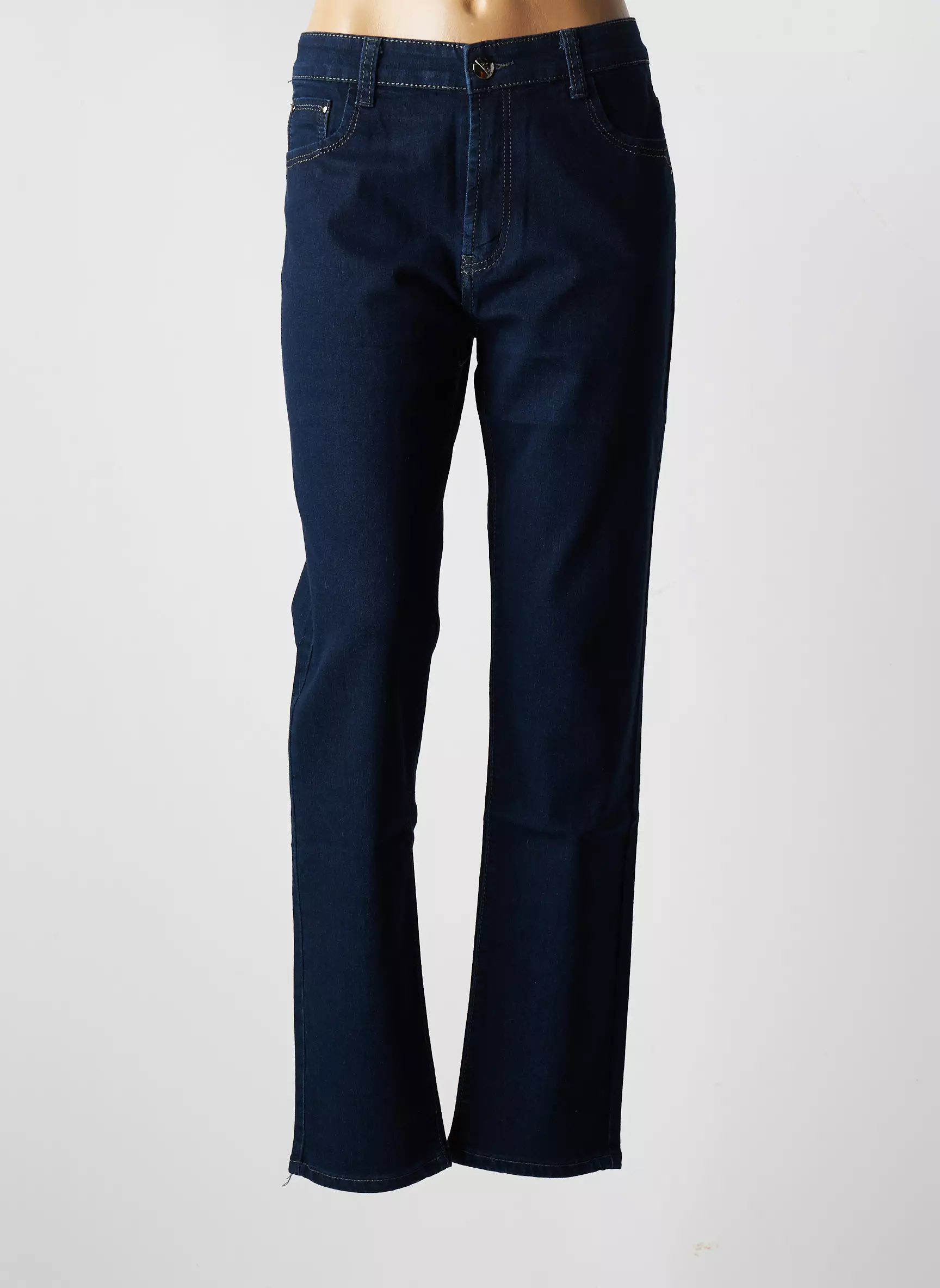 X Max Jeans Coupe Slim Femme couleur bleu