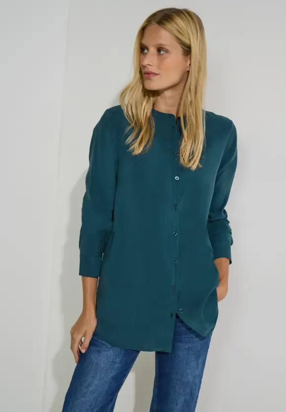 CECIL Longbluse in Unifarbe