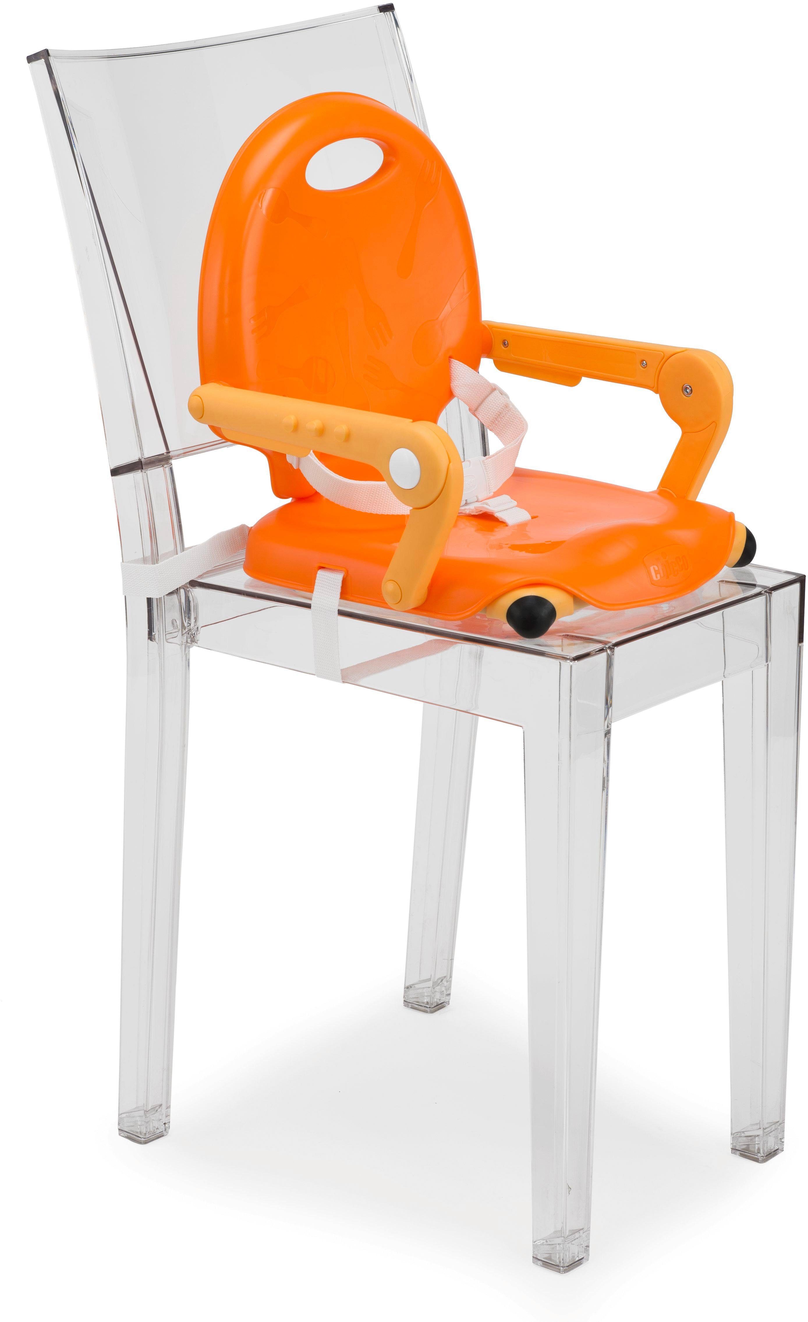 Chicco Tischsitz Pocket Snack, Dark Grey, Sitzerhöhung mit Essbrett