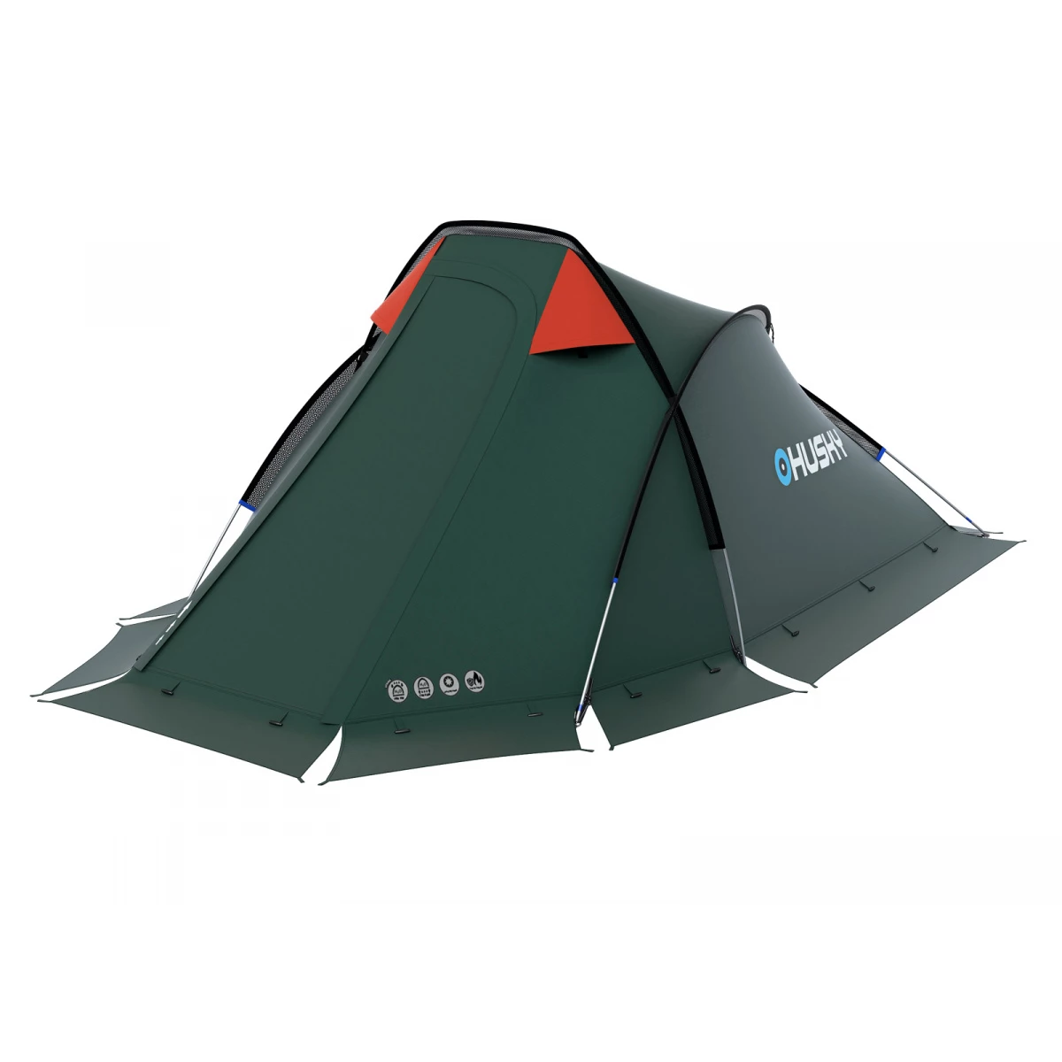 Husky Flame 2 Extreme grünes Kuppelzelt