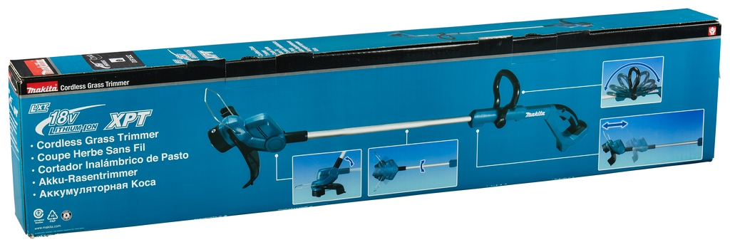Desbrozadora Makita DUR193Z de 18 V. No incluye batería ni cargador.