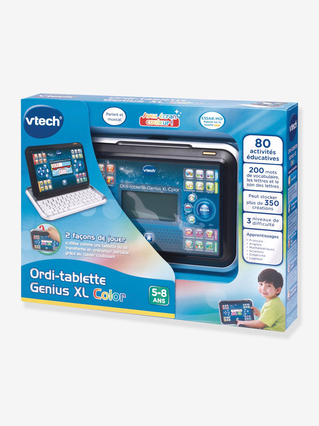 Ordi-tablette Genius XL Color VTECH noir