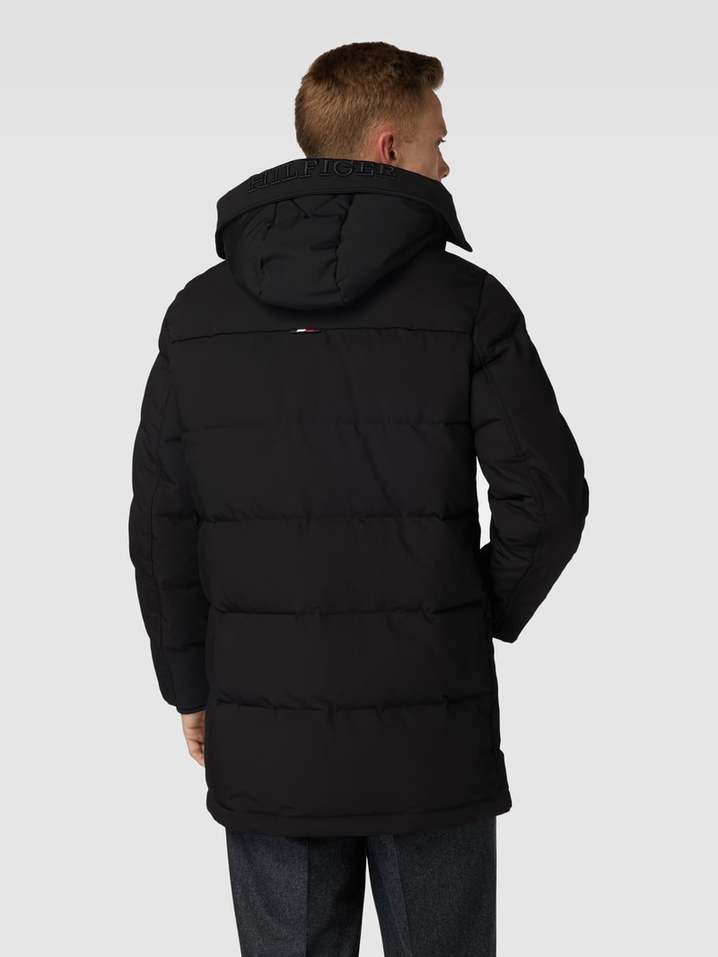 Parka mit Kapuze Modell 'ROCKIE UTILITY' in schwarz