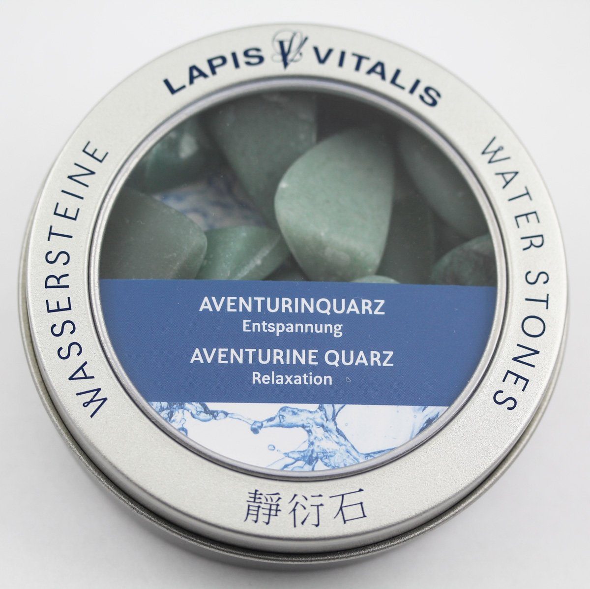 Berk Mineralstein Aventurinquarz Wasserstein Mischung (Entspannung) W-224 Lapis Vital, (1-St)