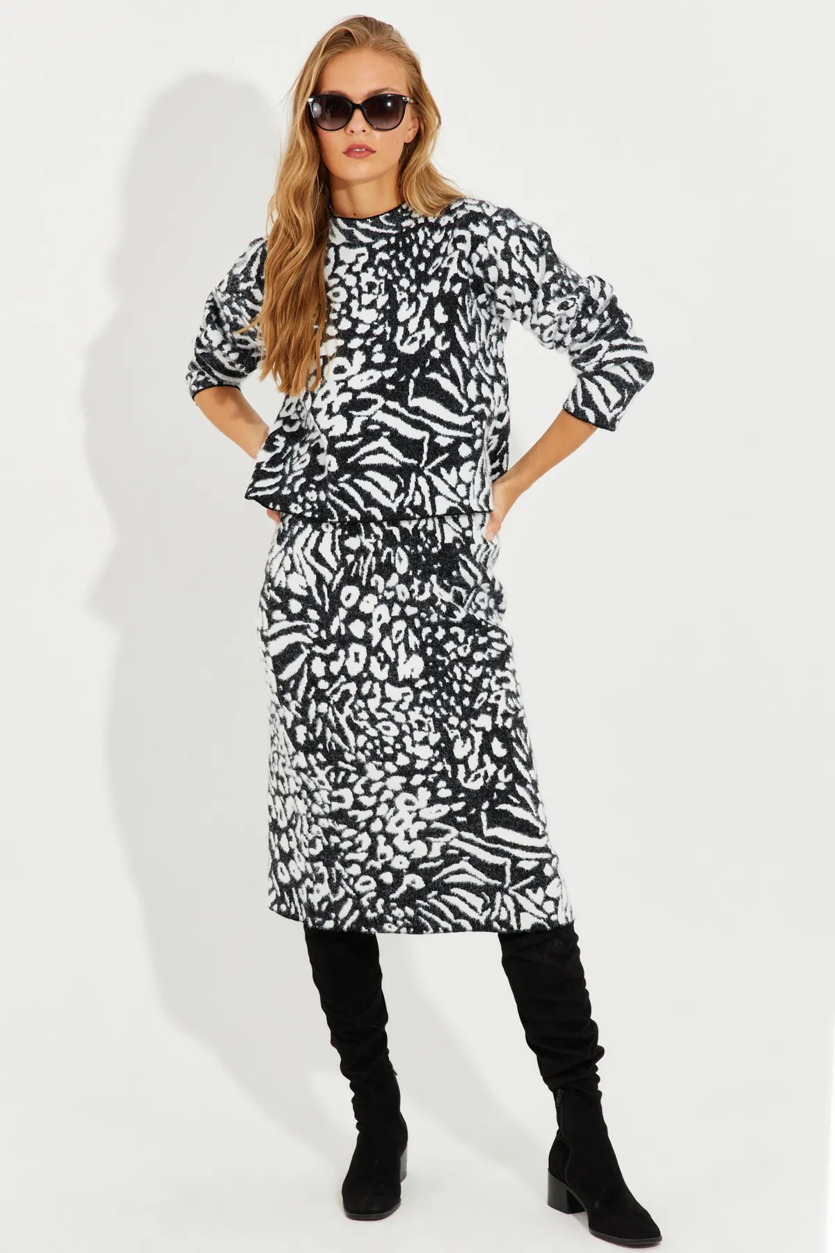 Cool & Sexy  Zweiteiler - Schwarz - Regular Fit