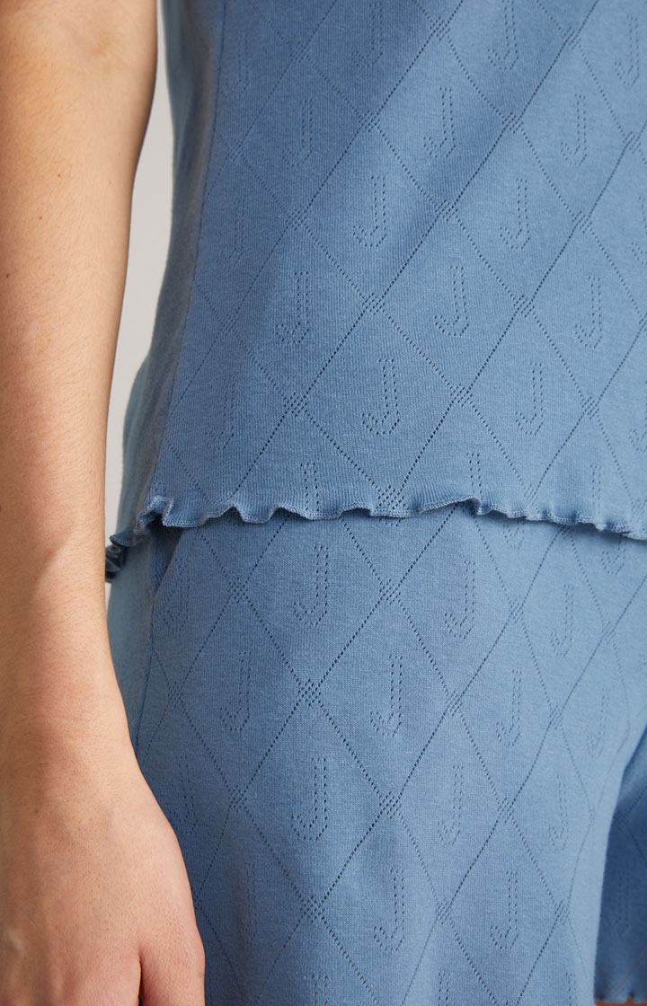 Loungewear Top in Ocean Blue