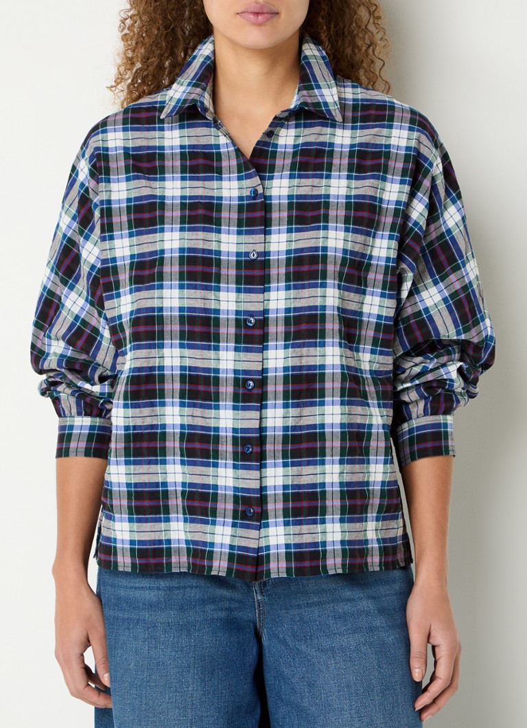 camicetta a quadri oversize di River Woods