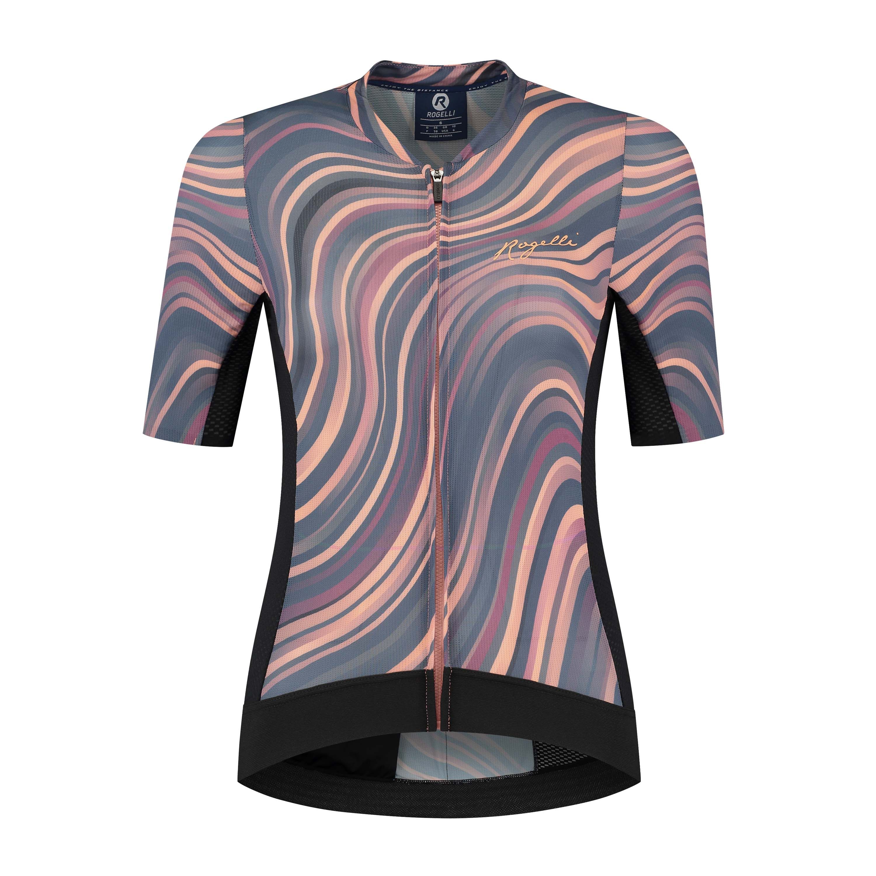 Rogelli Lynn Koralle/Grau Damen Radtrikot Kurzarm